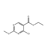 ethyl 4-chloro-2-methylthio-5-pyrimidine-carboxyl