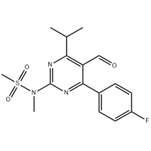 4-(4-Fluorophenyl)-6-isopropyl-2-[(N-methyl-N-methylsulfonyl)amino]pyrimidinyl-5-yl-formyl