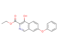 4-hydroxy-7-phenoxy-isoquinoline-3-carboxylic acid ethyl ester