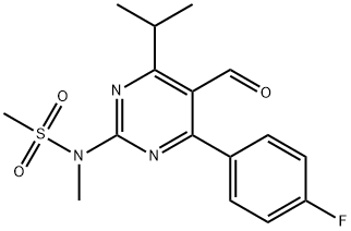 4-(4-Fluorophenyl)-6-isopropyl-2-[(N-methyl-N-methylsulfonyl)amino]pyrimidinyl-5-yl-formyl