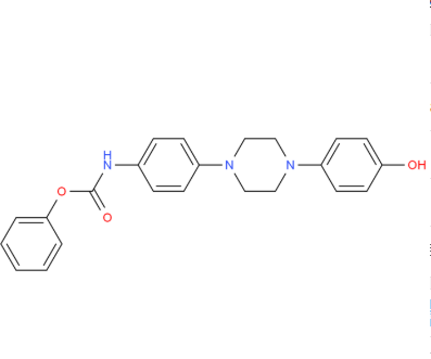 Carbamic acid,[4-[4-(4-hydroxyphenyl)-1-piperazinyl]phenyl]-, phenyl ester (9CI)