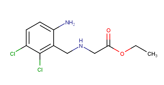 Ethyl N-(2,3-dichloro-6-aminobenzyl)glcycine