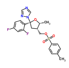 (5R-cis)-Toluene-4-sulfonic acid 5-(2,4-difluorophenyl)-5-(1H-1,2,4-triazol-1-yl)methyltetrahydrofuran-3-ylmethyl ester