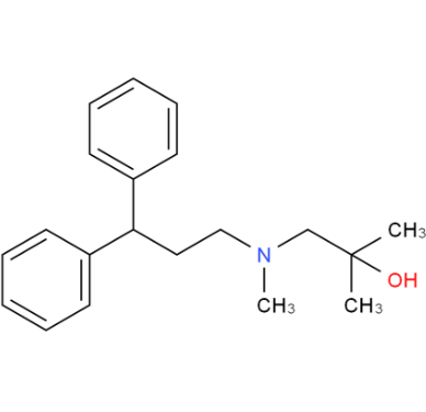 2,N-Dimethyl-N-(3,3-diphenylpropyl)-1-amino-2-propanol