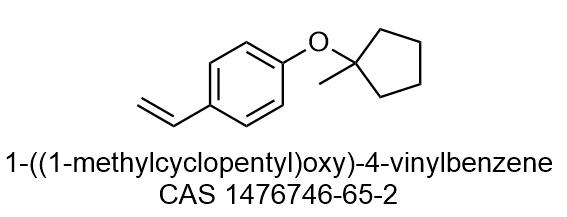 1-((1-methylcyclopentyl)oxy)-4-vinylbenzene