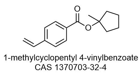 1-methylcyclopentyl 4-vinylbenzoate