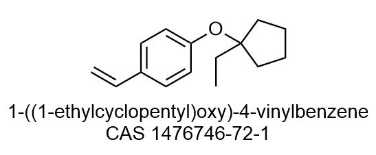 1-((1-ethylcyclopentyl)oxy)-4-vinylbenzene