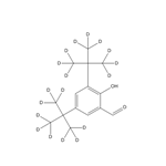 2-hydroxy-3,5-bis(2-(methyl-d3)propan-2-yl-1,1,1,3,3,3-d6)benzaldehyde