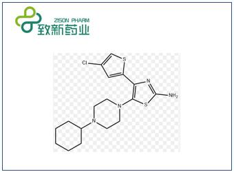 4-(4-chlorothiophen-2-yl)-5-(4-cyclohexylpiperazin-1-yl)thiazol-2-amine