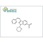 (E)-6-Nitro-3-[2-(pyridin-2-yl)ethenyl]-1-(tetrahydro-2H-pyran-2-yl)-1H-indazole 