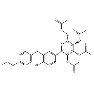 (2R,3R,4R,5S,6S)-2-(Acetoxymethyl)-6-(4-chloro-3-(4-ethoxybenzyl)phenyl)tetrahydro-2H-pyran-3,4,5-triyl triacetate