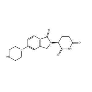 	(S)-3-(1-oxo-5-(piperazin-1-yl)isoindolin-2-yl)piperidine-2,6-dione