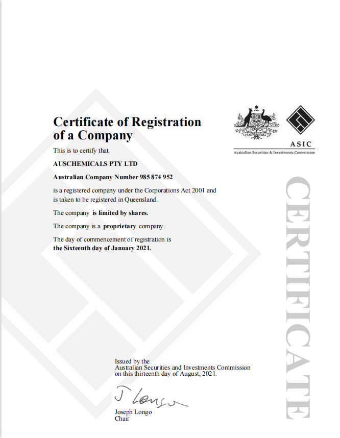 Business License Of EnterpriseLegal Person