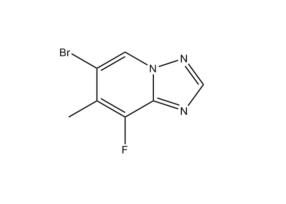 6-bromo-8-fluoro-7-methyl-[1,2,4]triazolo[1,5-a]pyridine