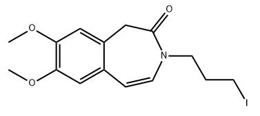 7,8-Dimethoxy-3-(3-iodopropyl)-1,3-dihydro-2H-3-benzazepin-2-one