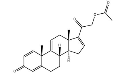 3,20-Dioxopregna-1,4,9(11),16-tetraen-21-yl acetate