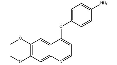 BenzenaMine, 4-[(6,7-diMethoxy-4-quinolinyl)oxy]-