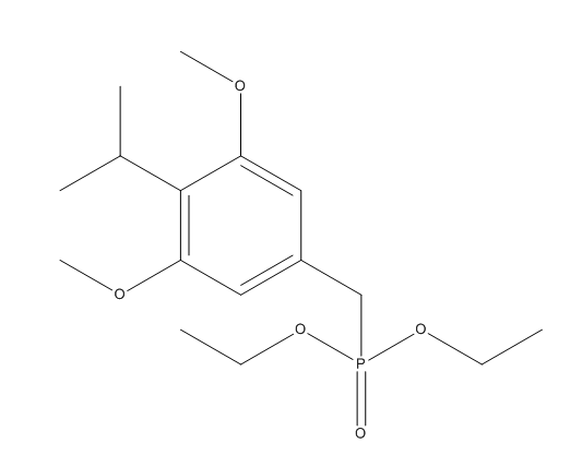 Phosphonic acid, [[3,5-dimethoxy-4-(1-methylethyl)phenyl]methyl]-, diethyl ester (9CI)