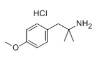 Phenethylamine, alpha,alpha-dimethyl-p-methoxy-, hydrochloride