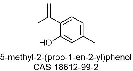 5-methyl-2-(prop-1-en-2-yl)phenol