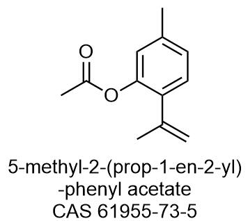 5-methyl-2-(prop-1-en-2-yl)phenyl acetate