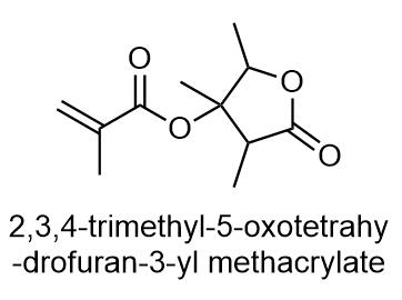 2,3,4-trimethyl-5-oxotetrahydrofuran-3-yl methacrylate