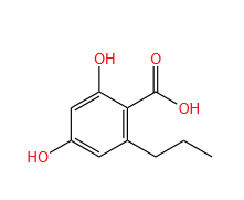 2,4-Dihydroxy-6-propylbenzoic acid