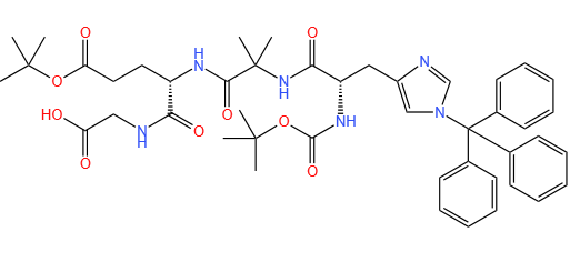 Boc-His(Trt)-Aib-Glu(OtBu)-Gly-OH