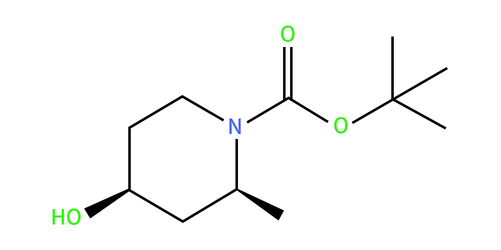 tert-butyl (2S,4S)-4-hydroxy-2-methylpiperidine-1-carboxylate