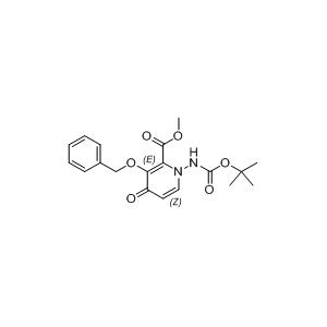 Methyl 3-(benzyloxy)-1-((tert-butoxycarbonyl)amino)-4-oxo-1,4-dihydropyridine-2-carboxylate