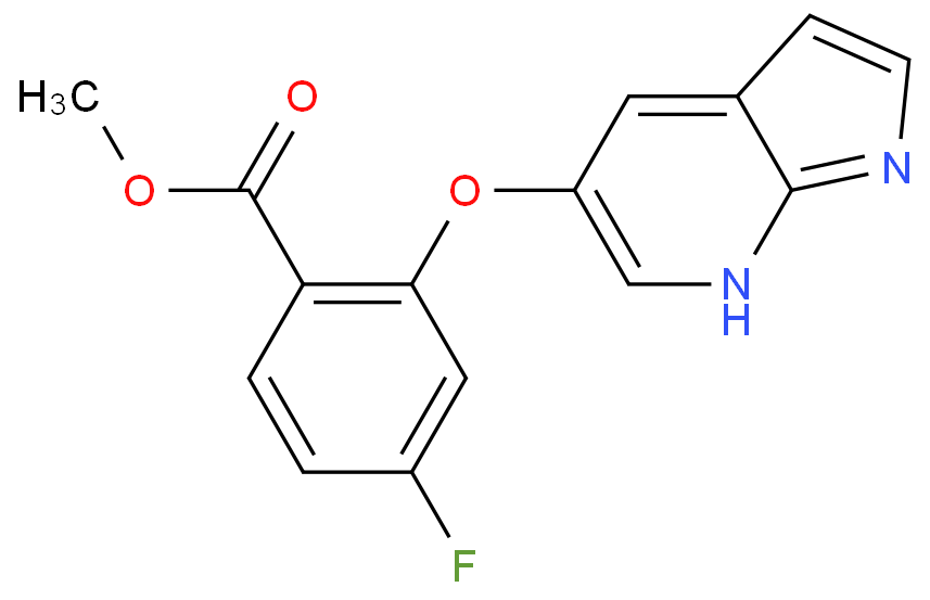 Methyl 2-(1h-Pyrrolo[2,3-B]Pyridin-5-Yloxy)-4-Fluorobenzoate