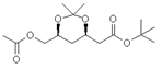 (4R-CIS)-6-[ (ACETYLOXY)METHYL ]-2,2-DIMETHYL-1,3-DIOXANE-4-ACETIC ACID,1,1-DIMETHYLETHYL ESTER