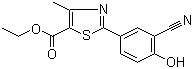 Ethyl 2-(3-cyano-4-hydroxyphenyl)-4-methyl-1,3-thiazole-5-carboxylate