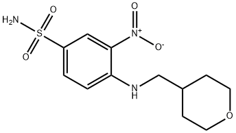 3-nitro-4-(((tetrahydro-2H-pyran-4-yl)methyl)amino)benzenesulfoNamide