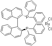 DICHLORO[(R)-(+)-2,2'-BIS(DIPHENYLPHOSPHINO)-1,1'-BINAPHTHYL]RUTHENIUM (II)