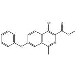 3-?Isoquinolinecarboxyl?ic acid, 4-?hydroxy-?1-?methyl-?7-?phenoxy-?, ethyl ester