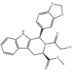 (1R,3R)-METHYL-1,2,3,4-TETRAHYDRO-2-CHLOROACETYL-1-(3,4-METHYLENEDIOXYPHENYL)-9H-PYRIDO[3,4-B]INDOLE-3-CARBOXYLATE