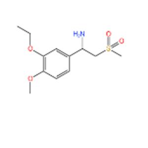 1-(3-Ethoxy-4-methoxyphenyl)-2-(methylsulfonyl) ethanamine