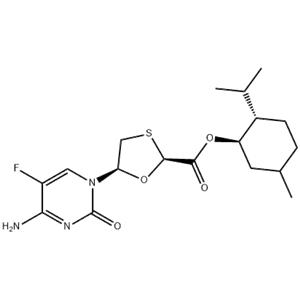 [1R-[1(2S*,5R*),2beta,5alpha]]-5-(4-Amino-5-fluoro-2-oxo-1(2H)-pyrimidinyl)-1,3-oxathiolane-2-carboxylic acid 5-methyl-2-(1-methylethyl)cyclohexyl ester