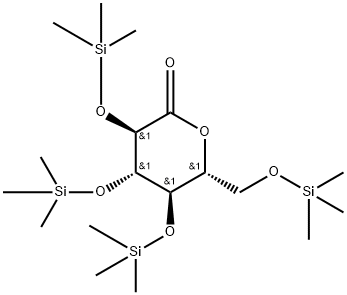 (3R,4S,5R,6R)-3,4,5-Tris[(trimethylsilyl)oxy]-6-{[(trimethylsilyl)oxy]methyl}tetrahydro-2H-pyran-2-on