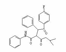  4-fluoro-a-[2-methyl-1-oxopropyl]-γ-oxo-N,β- diphenylbenzene butaneamide