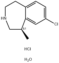 Lorcaserin hydrochloride hemihydrate