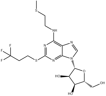 (2R,3S,4R,5R)-2-(hydroxyMethyl)-5-(6-((2-(Methylthio)ethyl)aMino)-2-((3,3,3-trifluoropropyl)thio)-9H-purin-9-yl)tetrahydrofuran-3,4-diol