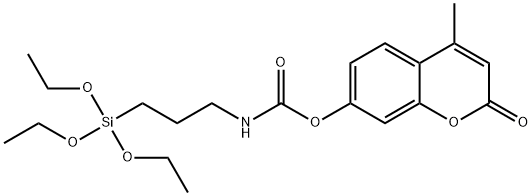 O-4-METHYLCOUMARINYL-N-[3-(TRIETHOXYSILYL)PROPYL]CARBAMATE