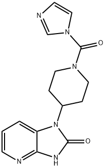 1-(1-(1H-imidazole-1-carbonyl)piperidin-4-yl)-1H-imidazo[4,5-b]pyridin-2(3H)-one