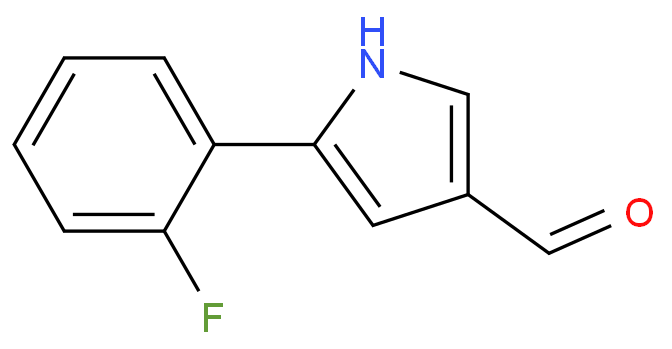 5-(2-fluorophenyl)-1H-pyrrole-3-carbaldehyde