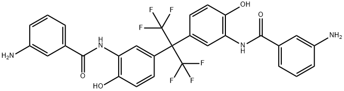 Benzamide, N,N'-[[2,2,2-trifluoro-1-(trifluoromethyl)ethylidene]bis(6-hydroxy-3,1-phenylene)]bis[3-amino-