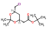 tert-butyl 2-[(4R,6S)-6-(chloromethyl)-2,2-dimethyl-1,3-dioxan-4-yl]acetate