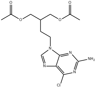 9-(4-Acetoxy-3-acetoxymethylbutyl)-2-amino-6-chloropurine