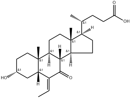 (E)-3α-hydroxy-6-ethylidene-7-keto-5β-cholan-24-oic acid